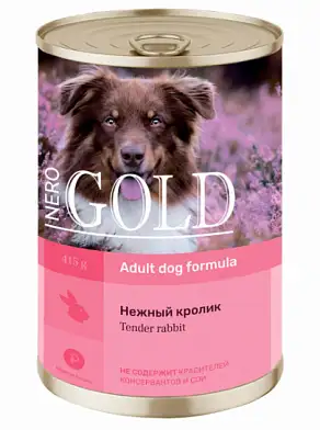 Nero Gold консервы для собак "Нежный кролик"